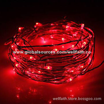 Christmas Tree Fairy Party LED String Lights, Waterproof X-mas Decoration, 0.6W Rated Power